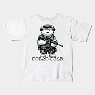 Tactical Polar Bear Kids T-Shirt